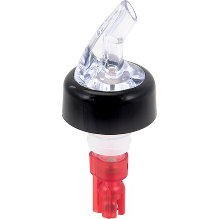 Allpoints Pourer, Flip Top , Red, Plst, 1Oz 2801419